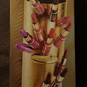 M.A.C limited edition Golden Girls Mini Lustreglass lipstick vault with 12 lip